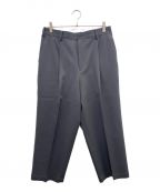 Graphpaperグラフペーパー）の古着「Scale Off Wool Tapered Slacks」｜グレー