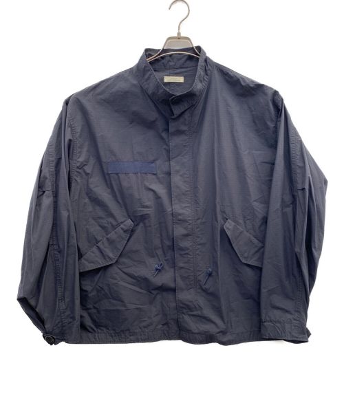 SLOW&CO（スロウ）SLOW&CO (スローアンドコー) スタンドカラージャケット ネイビー サイズ:3の古着・服飾アイテム