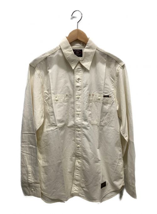 TOYS MCCOY（トイズマッコイ）TOYS MCCOY (トイズマッコイ) 空環付ワークシャツ アイボリー サイズ:SIZE 16の古着・服飾アイテム
