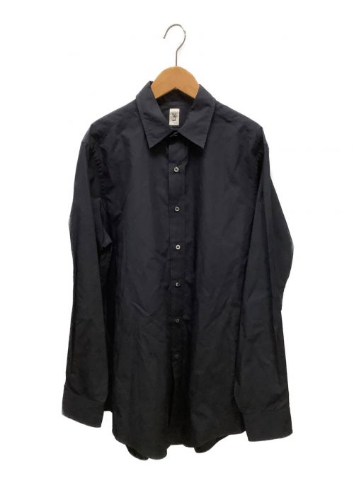 LE（エルイー）LE (エルイー) レギュラーカラーシャツ ブラック サイズ:Ｍの古着・服飾アイテム