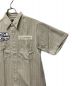 Buzz Rickson's (バズリクソンズ) 半袖コントラクターシャツ グレー×レッド サイズ:M：7800円