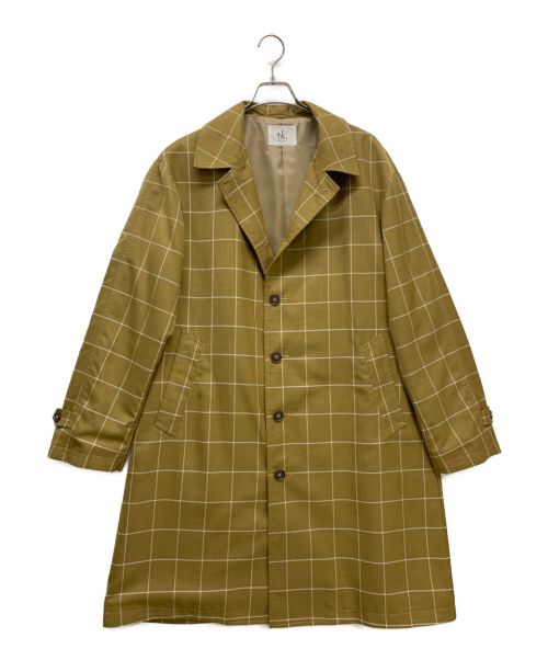 TAKEO KIKUCHI（タケオキクチ）TAKEO KIKUCHI (タケオキクチ) ステンカラーコート ブラウン サイズ:Lの古着・服飾アイテム