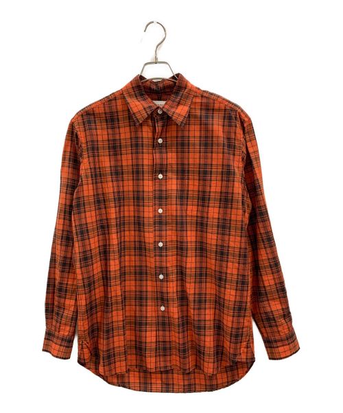 WOOLRICH（ウールリッチ）WOOLRICH (ウールリッチ) チェックシャツ オレンジ サイズ:Lの古着・服飾アイテム