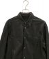HUGO HUGO BOSS (ヒューゴ ヒューゴボス) ラムレザー長袖シャツ ブラック サイズ:M：9800円