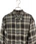 AURALEE (オーラリー) 長袖シャツ ブラック×グレー サイズ:3 未使用品：20000円