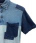 POLO RALPH LAUREN (ポロ・ラルフローレン) パッチワークポロシャツ ネイビー サイズ:XS：6000円