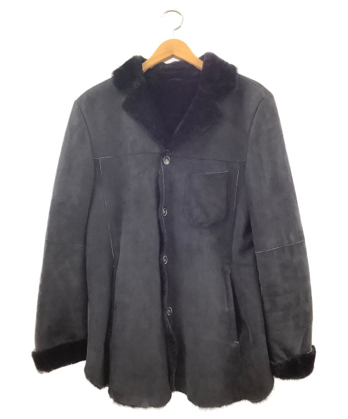 中古 古着通販 Emmeti エンメティ ムートンコート ブラック サイズ 48 ブランド 古着通販 トレファク公式 Trefac Fashion