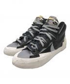 NIKEナイキ）の古着「BLAZER MID/SACAI」｜ホワイト×ブラック