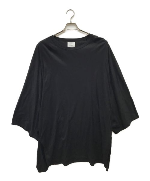 Sise（シセ）Sise (シセ) ビッグシルエットTシャツ ブラック サイズ:FREEの古着・服飾アイテム