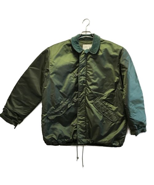 ALPHA（アルファ）ALPHA (アルファ) デッキジャケット オリーブ サイズ:Mの古着・服飾アイテム