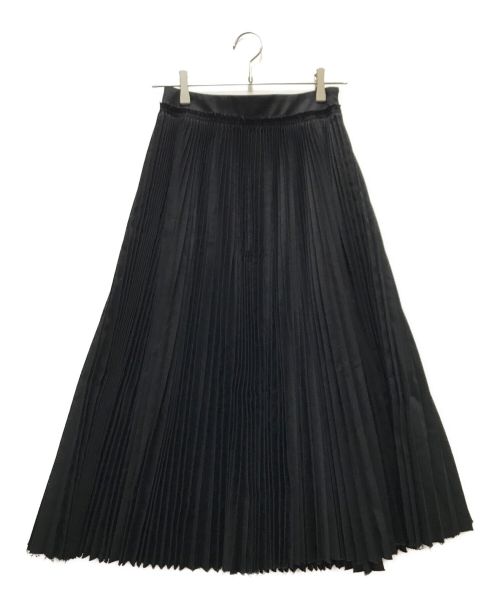 YLEVE（イレーヴ）YLEVE (イレーヴ) プリーツスカート ブラック サイズ:SIZE 0 未使用品の古着・服飾アイテム