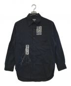 Yohji Yamamoto pour hommeヨウジヤマモト プールオム）の古着「長袖シャツ」｜ブラック