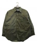MAISON SPECIALメゾンスペシャル）の古着「Prime-Over Patchwork Vintage Clothes Shirt」｜オリーブ