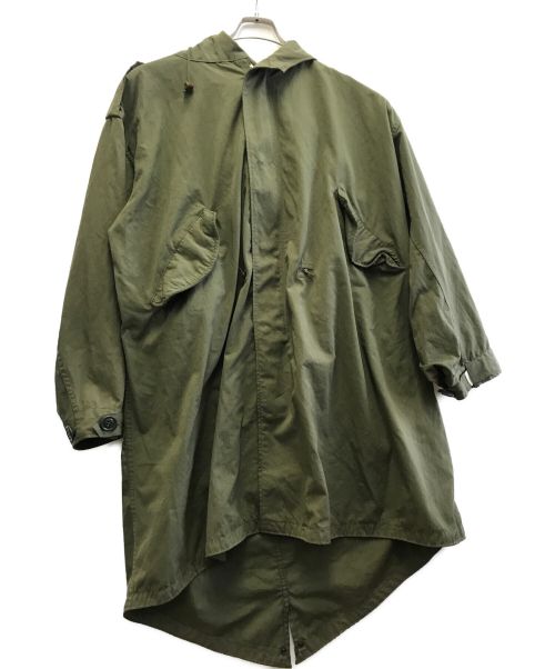 US ARMY（ユーエスアーミー）US ARMY (ユーエス アーミー) モッズコート オリーブ サイズ:Mの古着・服飾アイテム