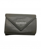 BALENCIAGA（バレンシアガ）の古着「3つ折り財布」｜グレー