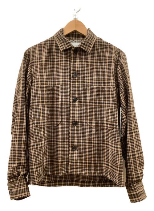 TOMORROW LAND（トゥモローランド）TOMORROW LAND (トゥモローランド) シャツジャケット ブラウン サイズ:XSの古着・服飾アイテム