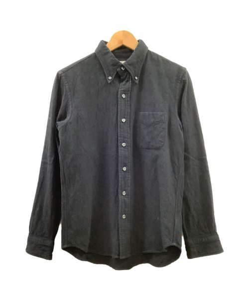 orSlow（オアスロウ）orSlow (オアスロウ) ボタンダウンシャツ ネイビー サイズ:S(1) 秋冬物 ウール47％の古着・服飾アイテム
