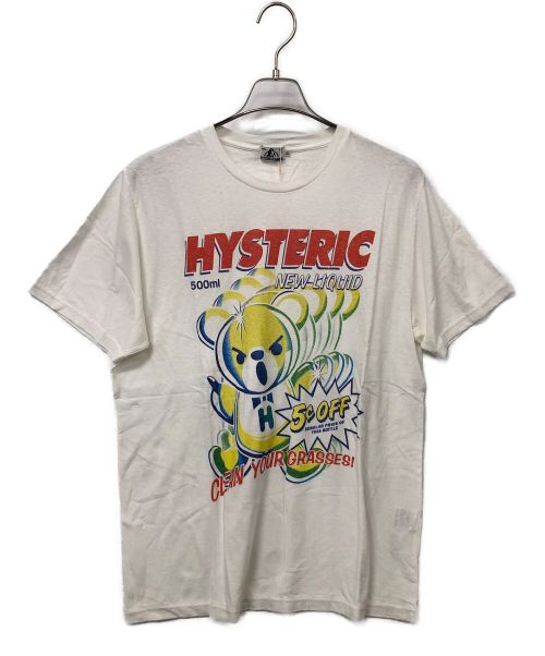 Hysteric Glamour（ヒステリックグラマー）Hysteric Glamour (ヒステリックグラマー) プリントTシャツ ホワイト サイズ:XL 未使用品の古着・服飾アイテム