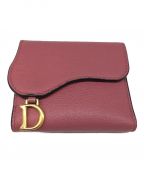 Christian Diorクリスチャン ディオール）の古着「ロータスウォレット サドル」｜ピンク