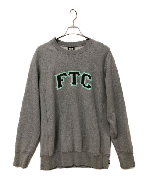FTC（エフティーシー）FTC (エフティーシー) 裏起毛ロゴスウェット グレー サイズ:Lの古着・服飾アイテム