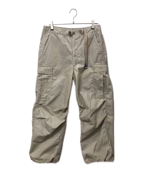 THE NORTHFACE PURPLELABEL（ザ・ノースフェイス パープルレーベル）THE NORTHFACE PURPLELABEL (ザ・ノースフェイス パープルレーベル) Corduroy Cargo Pants アイボリー サイズ:81cm（W32）の古着・服飾アイテム