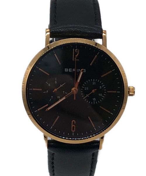 BERING（ベーリング）BERING (ベーリング) 腕時計 ブラックの古着・服飾アイテム