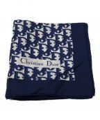 Christian Diorクリスチャン ディオール）の古着「シルクスカーフ トロッター」｜ネイビー