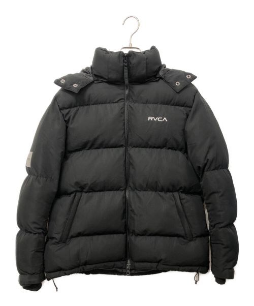 RVCA（ルーカ）RVCA (ルーカ) PUFFER JACKET ブラック サイズ:Ｓの古着・服飾アイテム