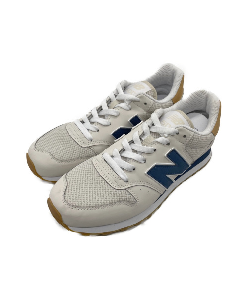 中古・古着通販】NEW BALANCE (ニューバランス) ローカットスニーカー ホワイト×ネイビー サイズ:US8 GM500MM1｜ブランド・古着通販  トレファク公式【TREFAC FASHION】