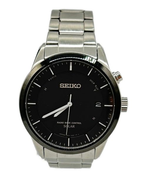 SEIKO（セイコー）SEIKO (セイコー) 腕時計 ブラックの古着・服飾アイテム