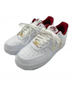 NIKEナイキ）の古着「スニーカー　Air Force 1 Low '07 SE Women's Just Do It Summit White Team Red」｜ホワイト×レッド