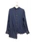 sulvam (サルバム) テンセルオーバーサイズダブルフロントシャツ ネイビー サイズ:Ｓ：6800円