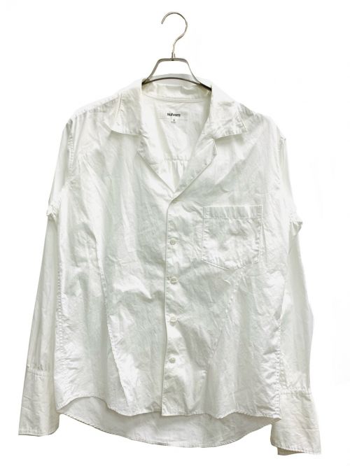 sulvam（サルバム）sulvam (サルバム) オープンカラーシャツ ホワイト サイズ:Sの古着・服飾アイテム