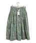 GRANDMA MAMA DAUGHTER (グランマママドーター) 総柄スカート グリーン×ベージュ サイズ:SIZE 1 未使用品：7800円