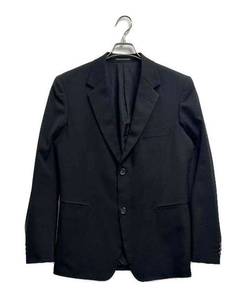 YOHJI YAMAMOTO（ヨウジヤマモト）YOHJI YAMAMOTO (ヨウジヤマモト) ウールギャバジン2Bジャケット ブラック サイズ:SIZE 2の古着・服飾アイテム