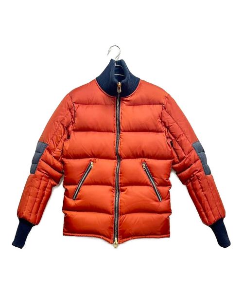 RED MOON（レッドムーン）RED MOON (レッドムーン) ダウンジャケット オレンジ×ネイビー サイズ:Mの古着・服飾アイテム