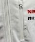 中古・古着 NISSAN (ニッサン) オーセンティック ソフトシェルジャケット ホワイト×ブラック サイズ:2XL：8800円