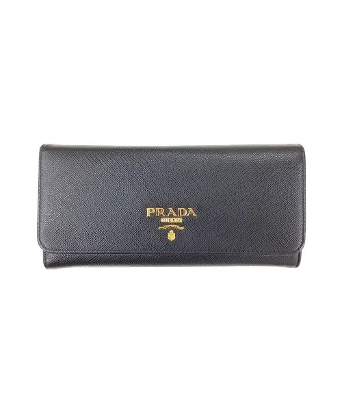 PRADA（プラダ）PRADA (プラダ) 長財布 ブラックの古着・服飾アイテム