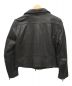 DOMENICO+SAVIO (ドメニコアンドサビオ) レザージャケット ブラック サイズ:36：4800円