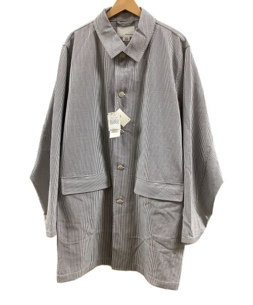 nanamica（ナナミカ）nanamica (ナナミカ) コート グレー×ホワイト サイズ:L 未使用品の古着・服飾アイテム