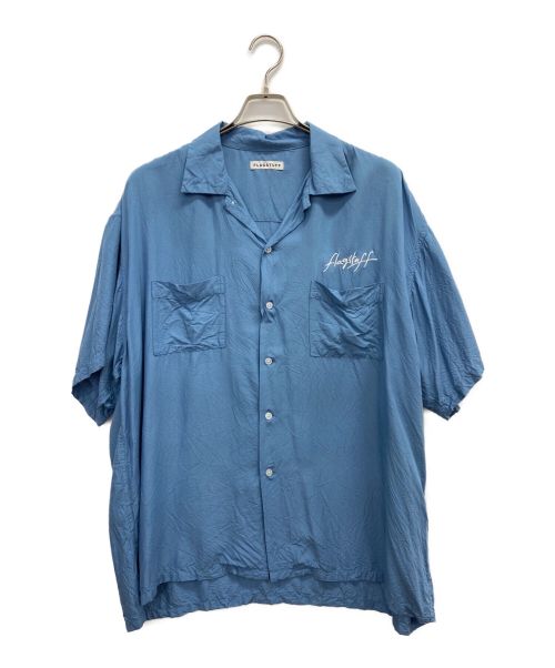 flagstuff（フラグスタフ）flagstuff (フラグスタッフ) オープンカラーシャツ スカイブルー サイズ:Lの古着・服飾アイテム