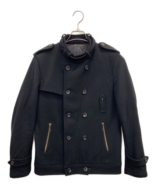 edition（エディション）edition (エディション) Pコート ブラック サイズ:Lの古着・服飾アイテム