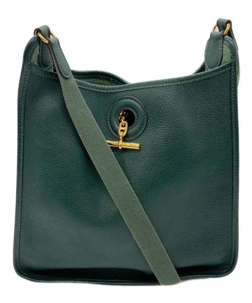 中古・古着通販】HERMES (エルメス) ショルダーバッグ グリーン ...