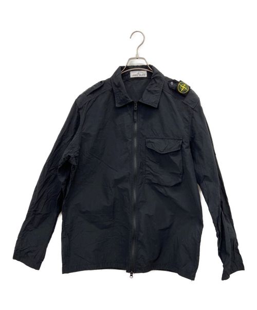 STONE ISLAND（ストーンアイランド）STONE ISLAND (ストーンアイランド) ナイロンジップジャケット ブラック サイズ:Xlの古着・服飾アイテム