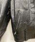 中古・古着 レザーライダースジャケット (レザーライダースジャケット) レザーライダースジャケット ブラック サイズ:L：20000円