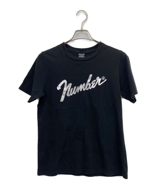 NUMBER (N)INE（ナンバーナイン）NUMBER (N)INE (ナンバーナイン) 半袖Tシャツ ブラック×ホワイト サイズ:Mの古着・服飾アイテム