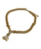 GUESSゲス）の古着「VINTAGE BEAR Bear Charm Curb Necklace」