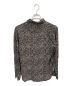 Jean Paul Gaultier homme (ジャンポールゴルチェオム) 総柄シャツ ブラック×ブラウン サイズ:48：12800円