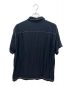 stussy (ステューシー) 半袖ステッチシャツ ブラック×ホワイト サイズ:M：7000円