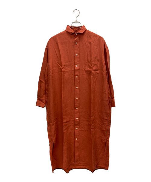 ticca（ティッカ）ticca (ティッカ) シャツワンピース オレンジ サイズ:FREEの古着・服飾アイテム